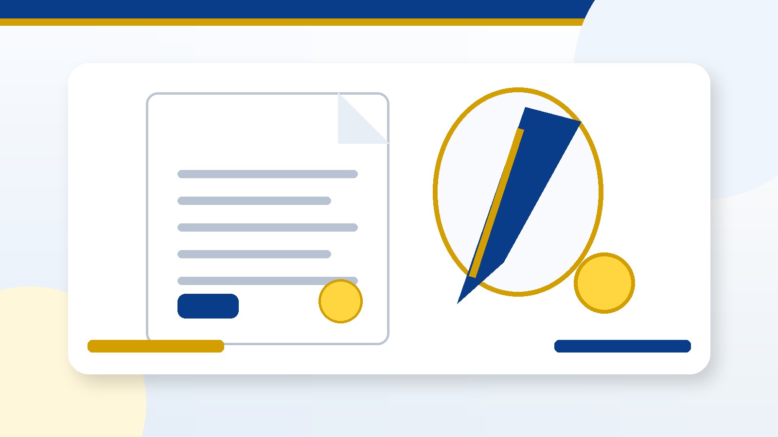 Estate document, writing quill, and seal representing wills and estate planning